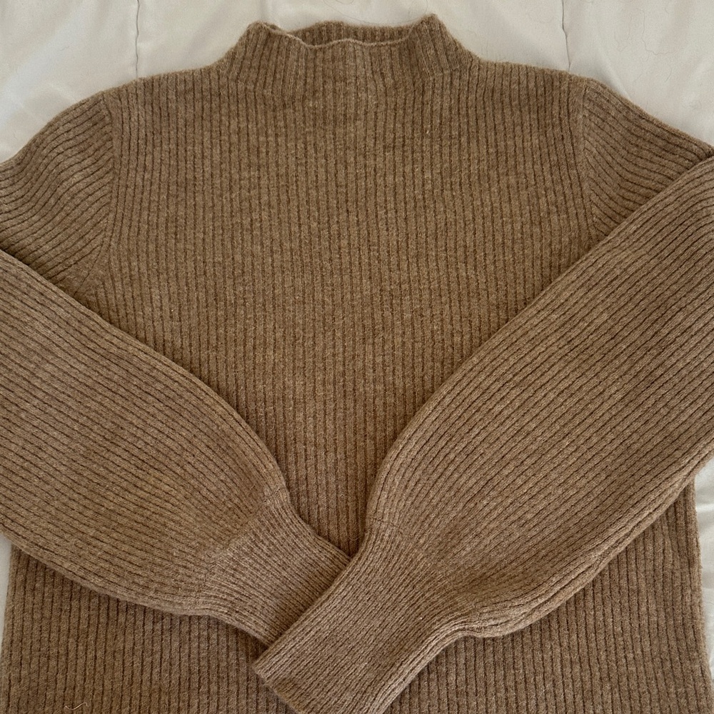 J. Crew Women's Mockneck Sweater - Tan